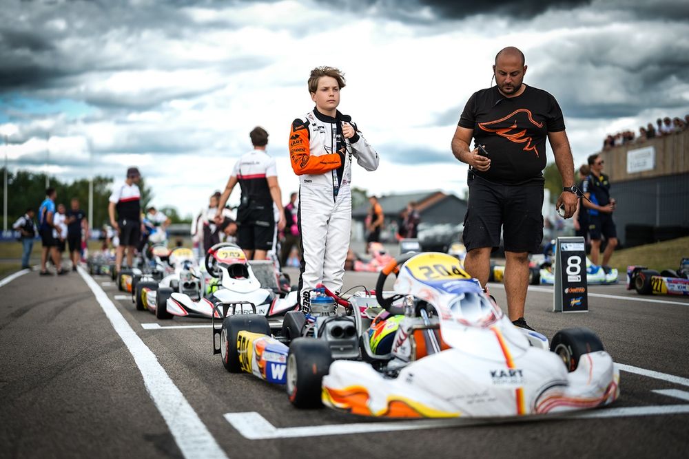 Green will be stepping up to the OK class at Kart Republic to fill Baglin’s seat next year