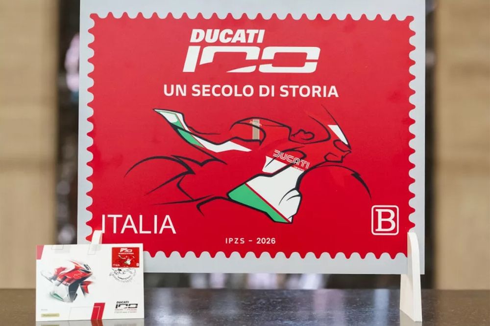 Il Centenario Ducati celebrato con un francobollo emesso dal Ministero delle Imprese e del Made in Italy