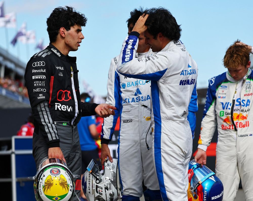 Carlos Sainz, Williams, Gabriel Bortoleto, Audi F1 Team