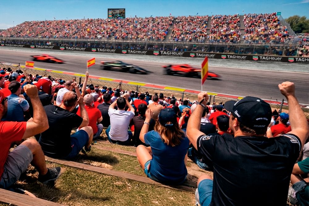 Render de Madring, sede del GP de España 2026 de la F1