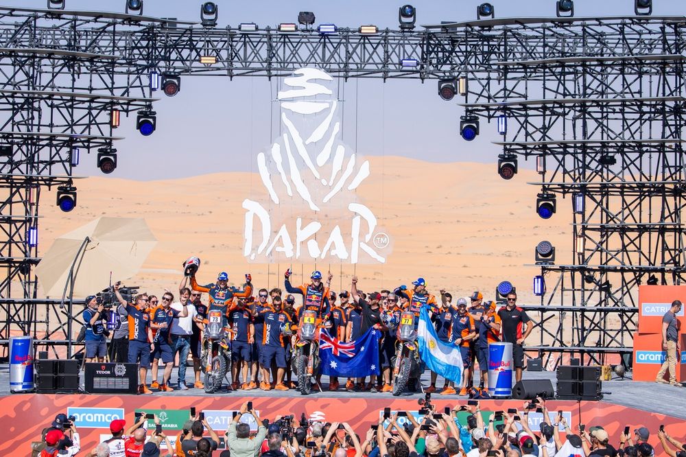 #73 BAS World KTM Racing Team KTM: Edgar Canet, #4 Red Bull KTM Factory Racing KTM: Daniel Sanders, #77 Red Bull KTM Factory Racing KTM: Luciano Benavides