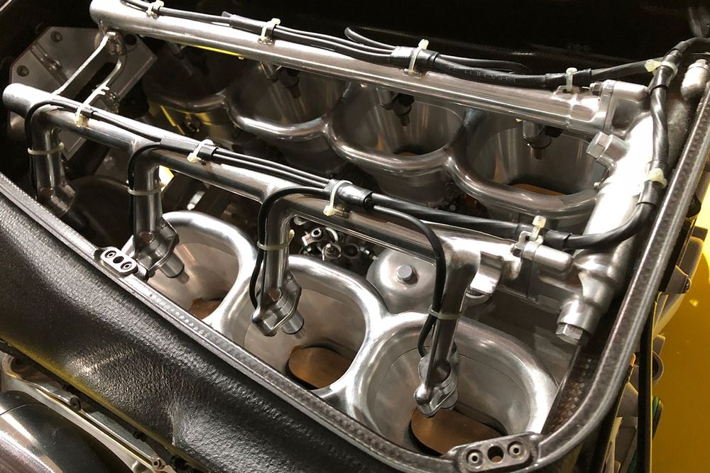 Il motore V10 della Ferrari