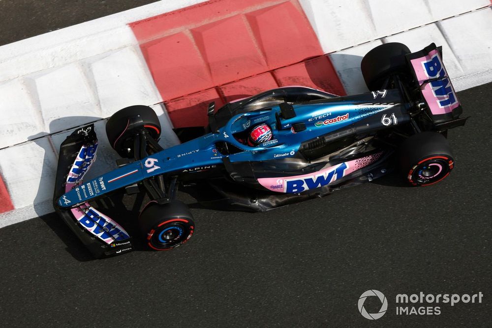 Jack Doohan a multiplié les séances de roulage sur une Alpine F1 depuis 2022.