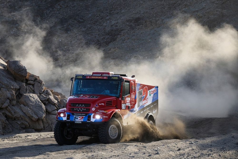 Richard de Groot was een van de Nederlandse truckers die de top-tien wist te halen.