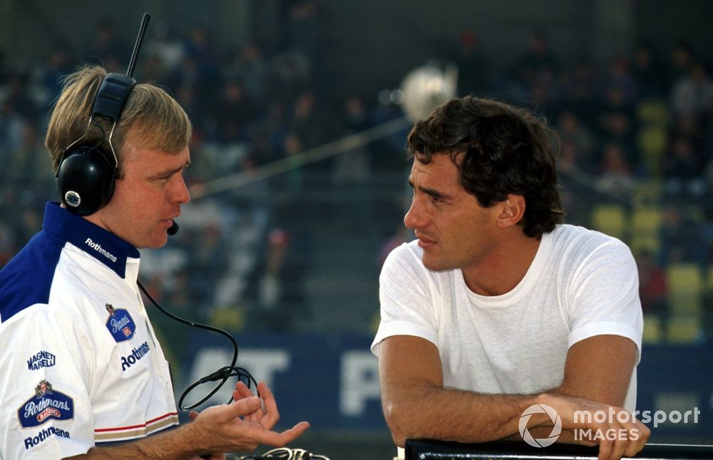 Brown only had a short time working alongside Senna after he joined Williams