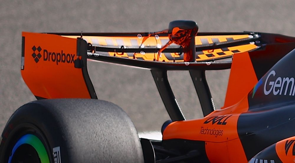 McLaren MCL40: quanti sensori sull'alettone posteriore