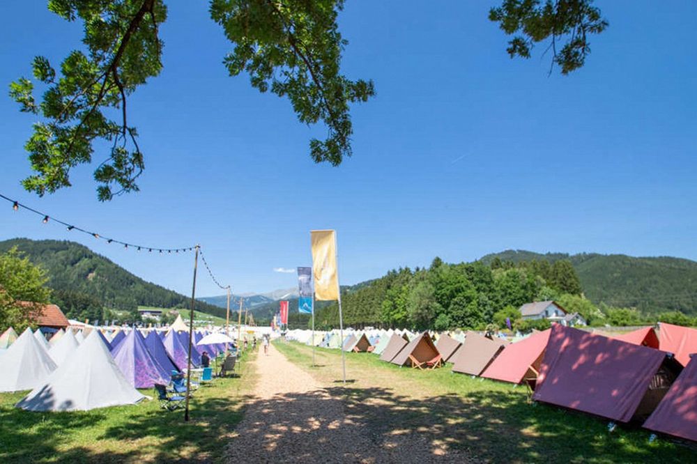 Kamperen nabij de Red Bull Ring