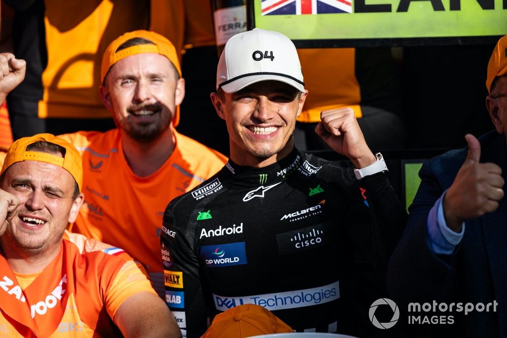 Norris's victory has opened the championship race up