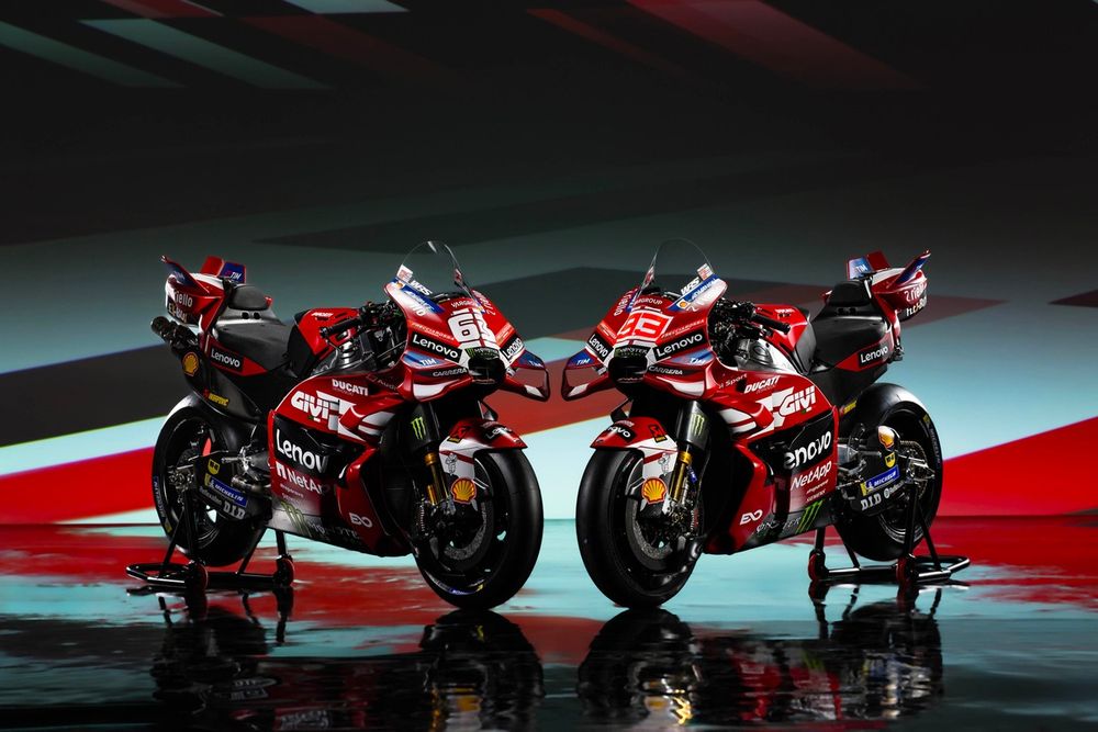 La Ducati GP26 de l'équipe d'usine