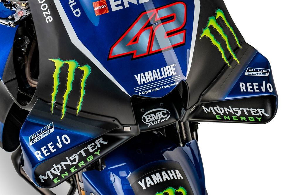 La moto di Alex Rins, Yamaha Factory Racing