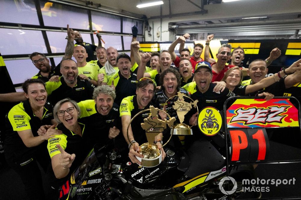 El equipo de Valentino Rossi no gana desde el GP de India de 2023