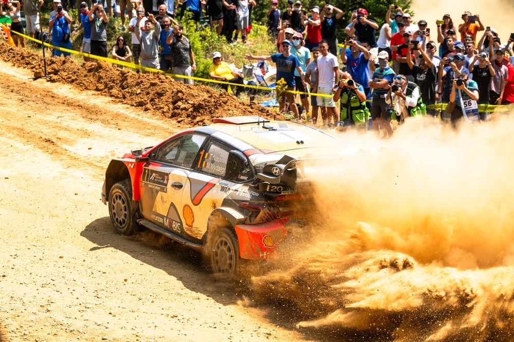 Thierry Neuville a sauvé des points dans un week-end cauchemardesque. 