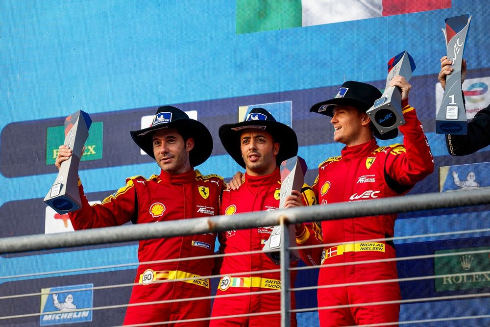 #50 Ferrari AF Corse Ferrari 499P: Antonio Fuoco, Miguel Molina, Nicklas Nielsen