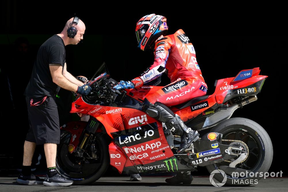 Het motorblok van de GP24 of de GP25? Die vraag moet Ducati nog beantwoorden.