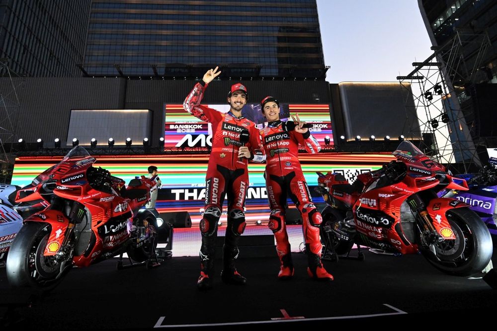 Marc Marquez, Ducati Team, Francesco Bagnaia, Ducati Team