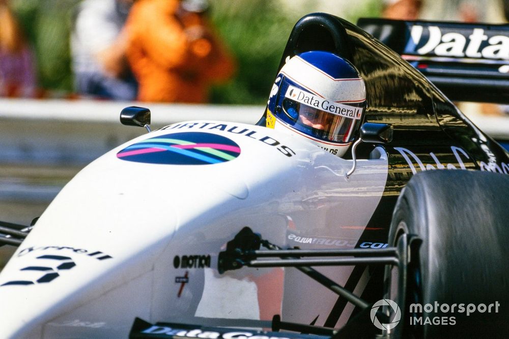 Jonathan Palmer (Tyrrell) en 1987