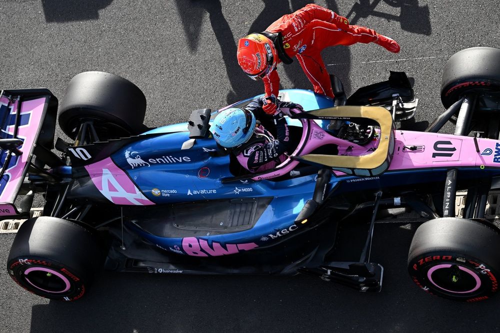 Charles Leclerc, Ferrari, Pierre Gasly, Alpine