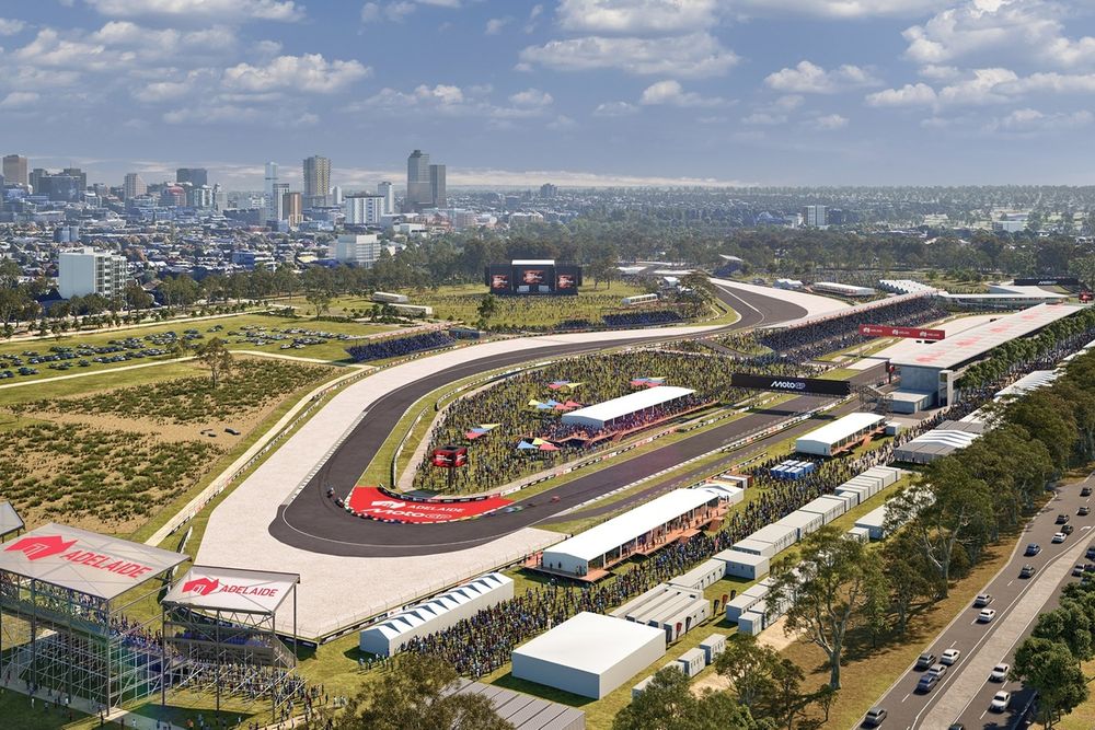 MotoGP | Svelato il circuito di Adelaide per il GP d'Australia 2027, progetto da 60 milioni di euro