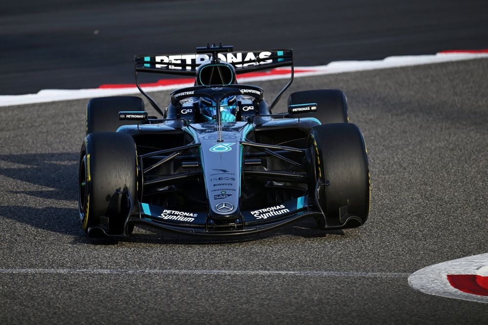 Mercedes n'aura pas beaucoup contribué au total de ses moteurs ce jeudi à Sakhir.