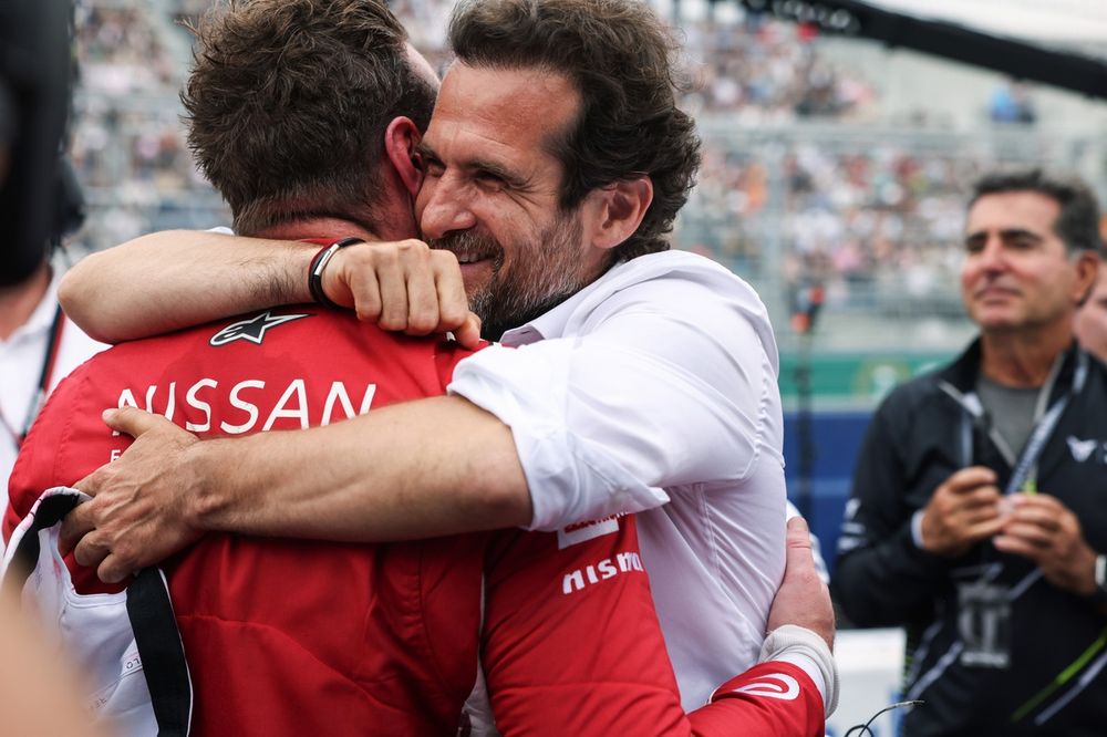 Oliver Rowland, Nissan Formula E Team, Tommaso Volpe, director de Nissan Formula E Team