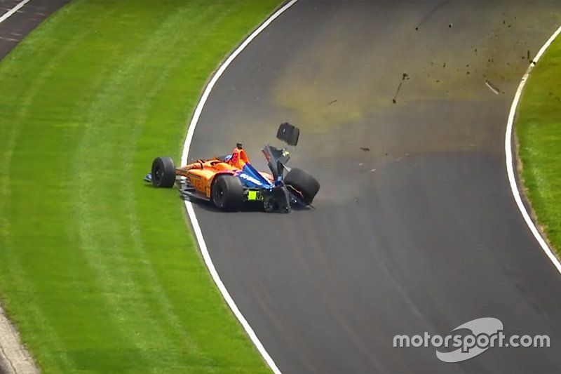 Fernando Alonso, kaza