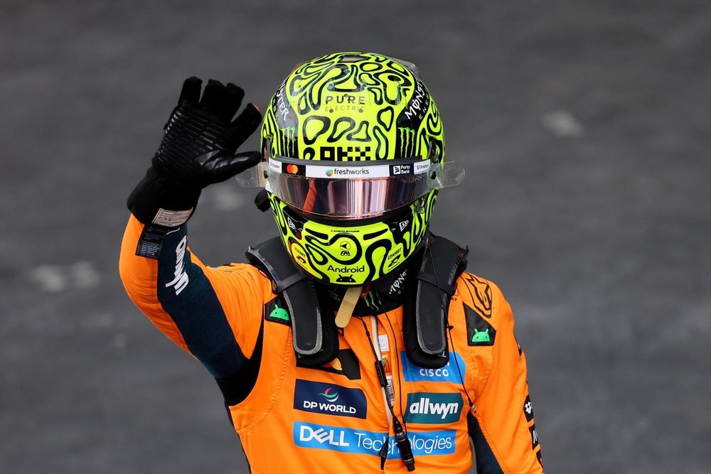 Lando Norris veroverde voor de tweede keer op rij de pole-position en verkeert in topvorm.