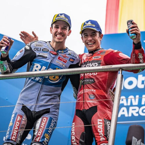 Marquez brothers are first brothers to finish 1-2 in MotoGP standings  (MotoGP)