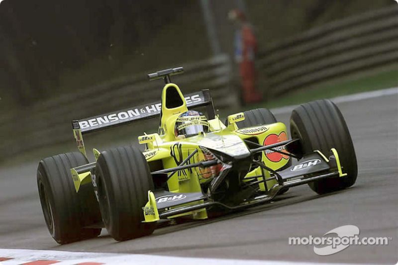 Jean Alesi pour son dernier GP d'Italie, en 2001 avec Jordan.