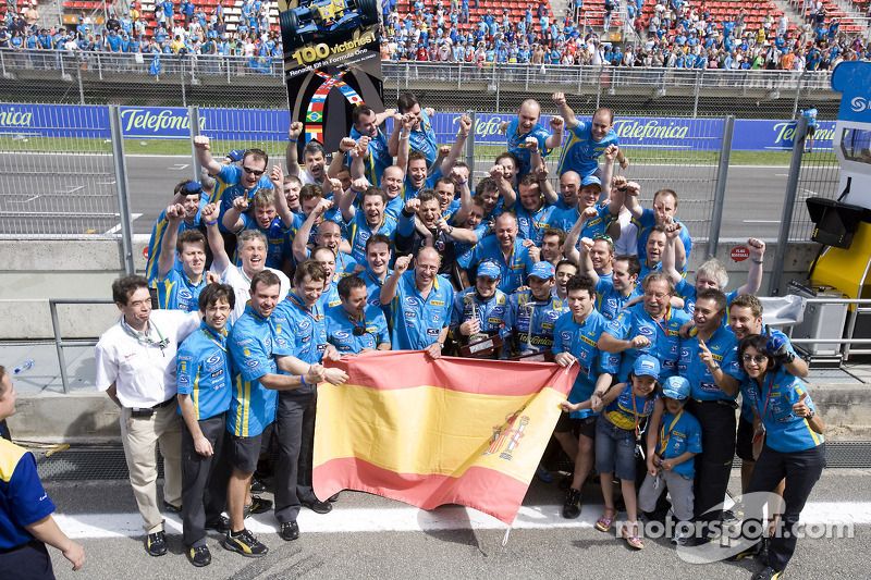 Fernando Alonso, victorieux pour la première fois chez lui en Espagne en 2006.