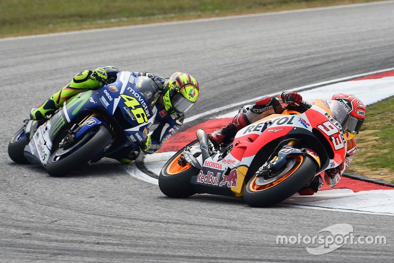 Марк Маркес, команда Repsol Honda и Валентино Росси, Yamaha Factory Racing