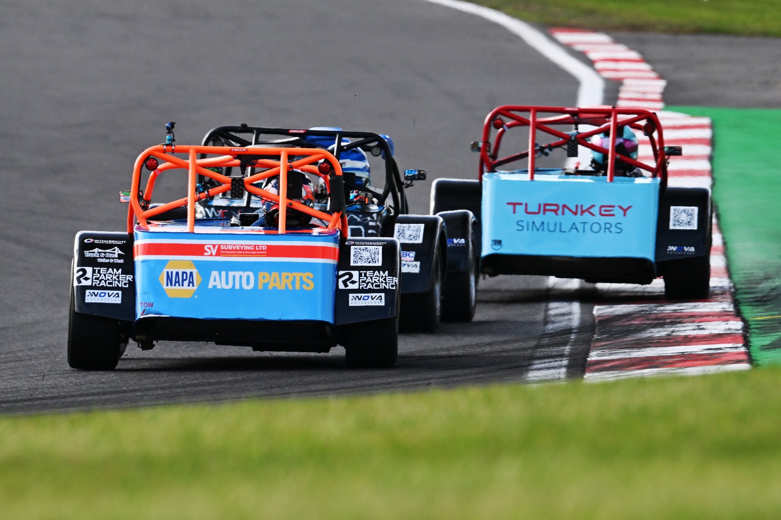 Caterhams again entertained on latest BTCC support outing