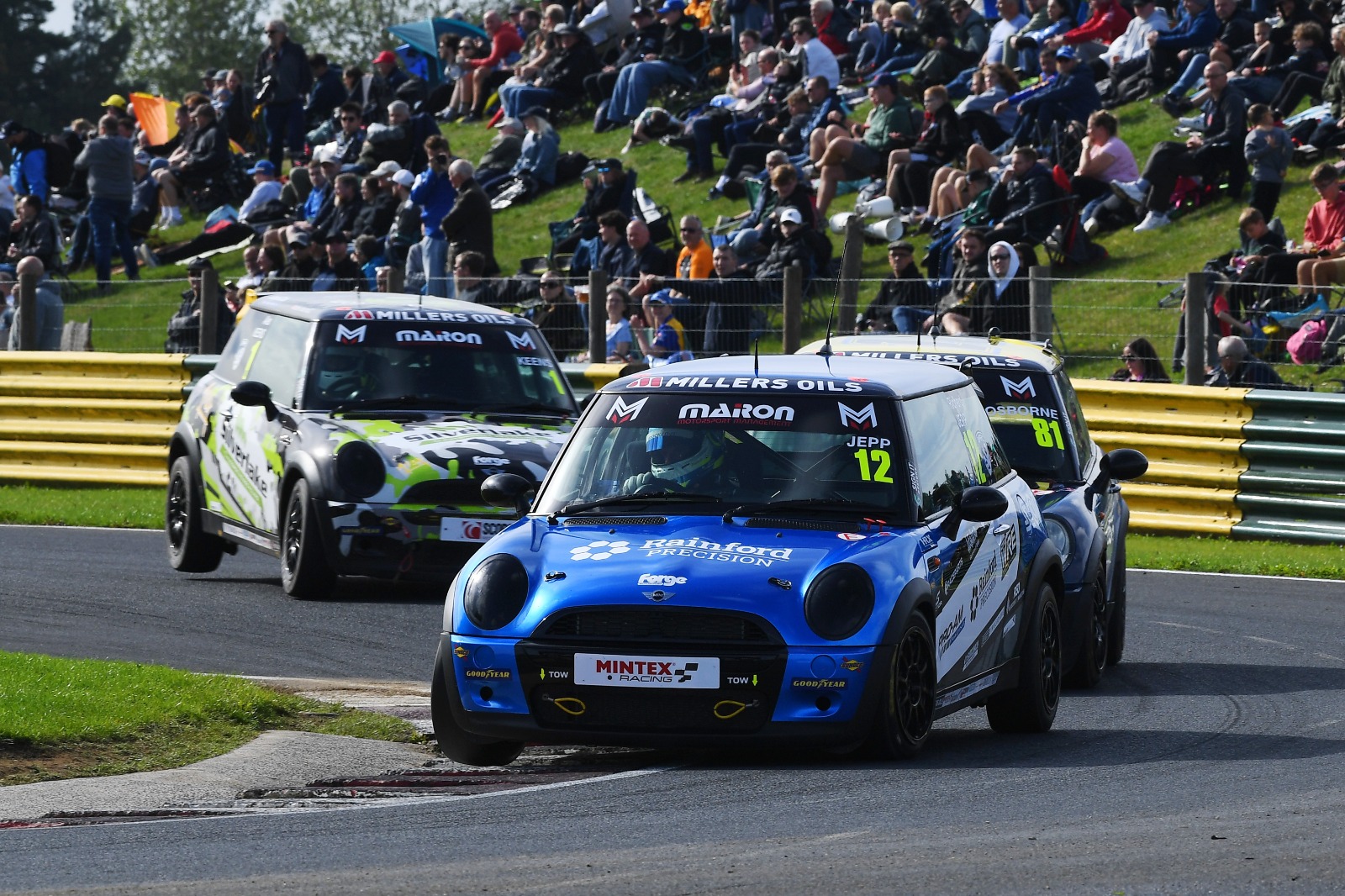 Jepp was in the wars at Donington Park two weeks ago, but was in the wins at Croft