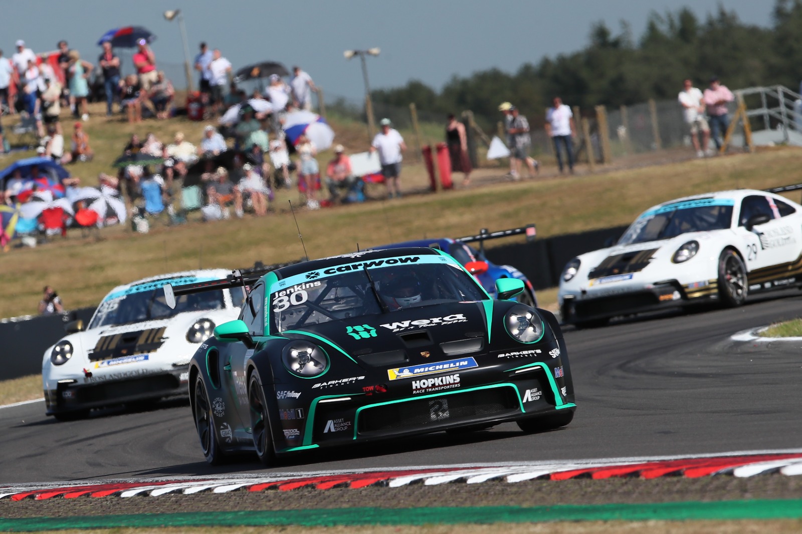 Jenkins was able to keep the Century Motorsport machines at bay in race two