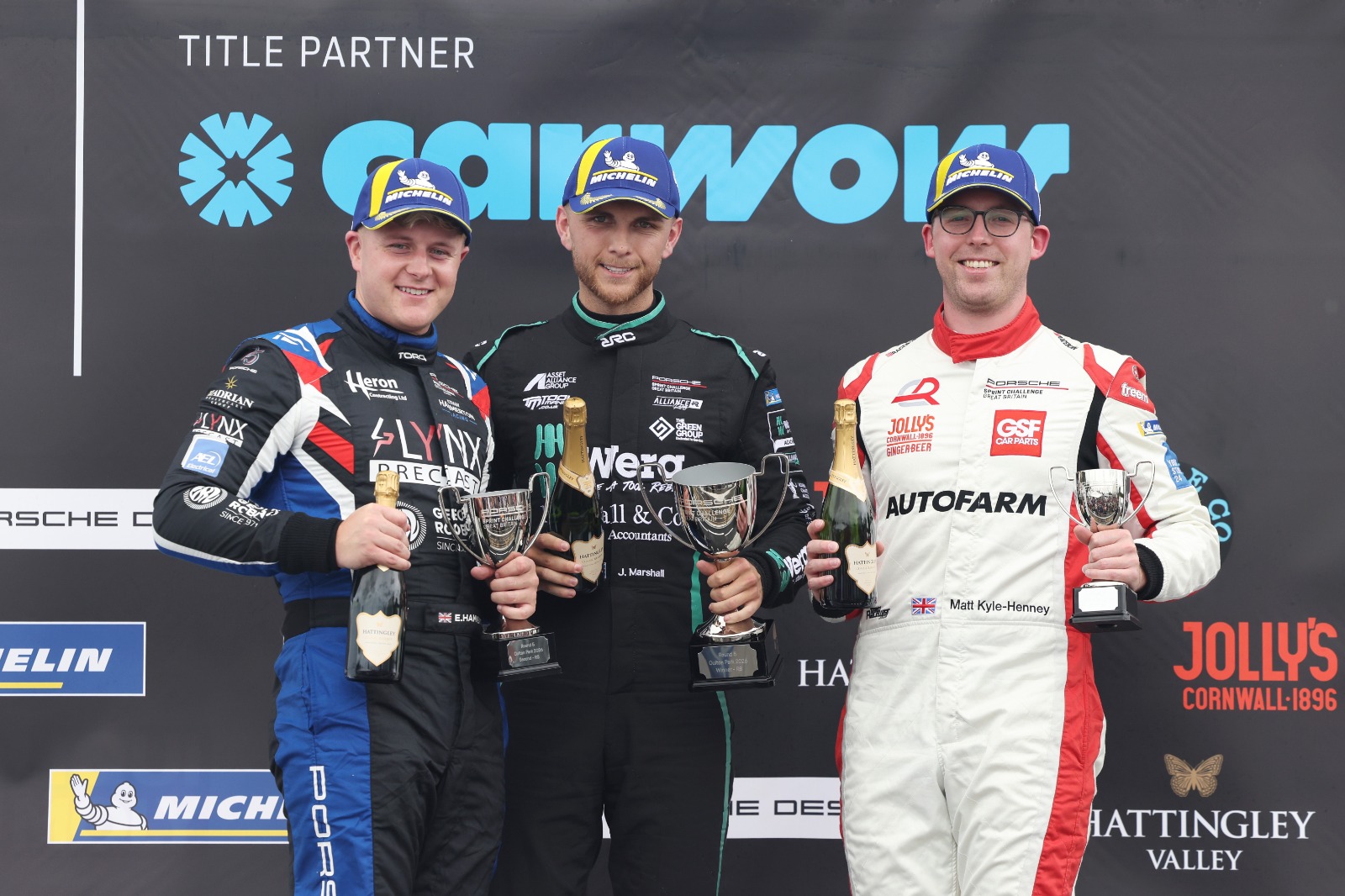 Hammerton (l) and Kyle-Henney also enjoyed a strong event