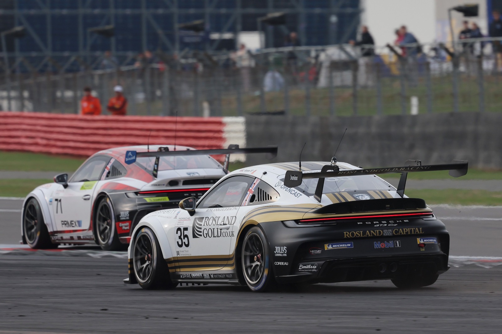 Race one was a contest to forget for Voisin as he was involved in several scrapes 