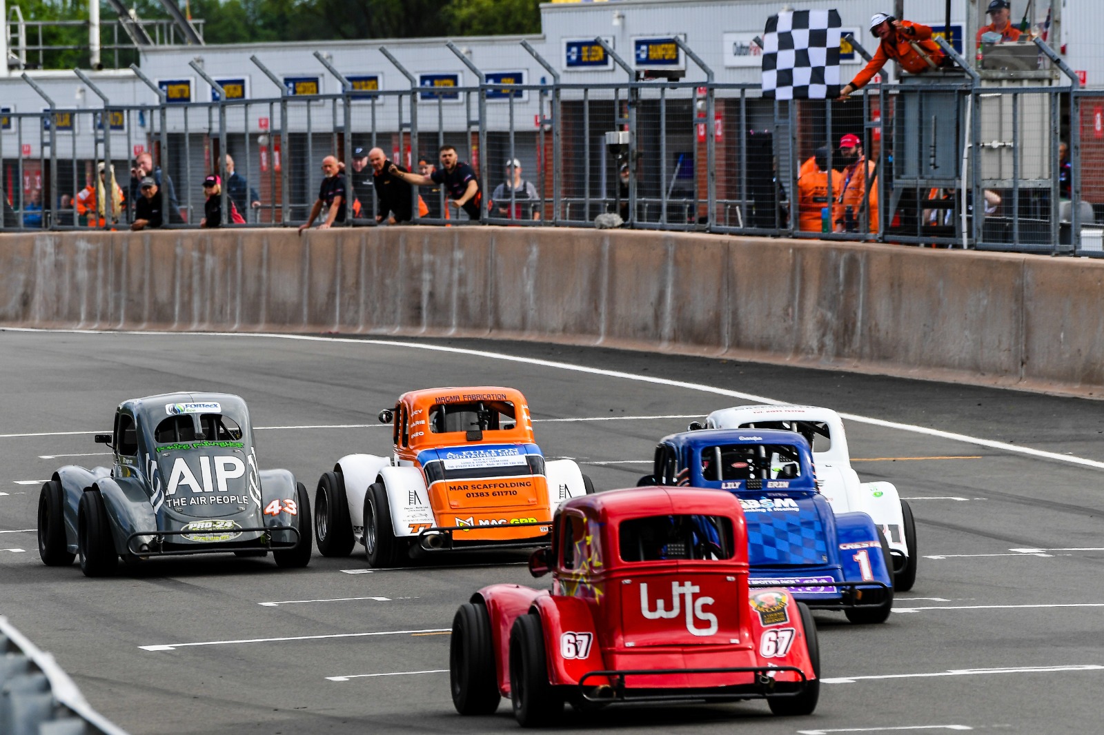 Treherne headed pack of battling Legends home in very close second race