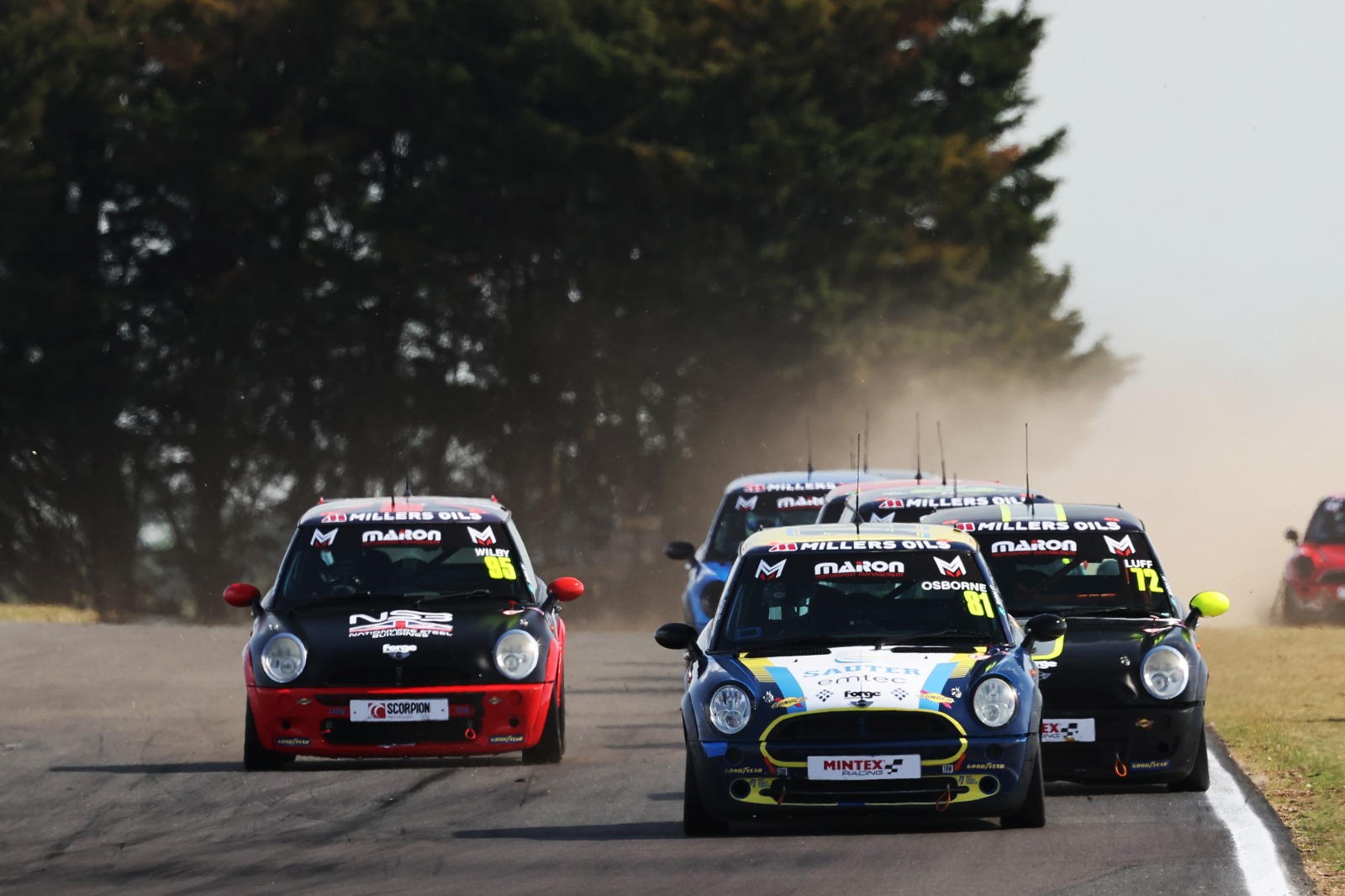 Marinoni Osborne ended up scoring his first two Mini Challenge Trophy wins
