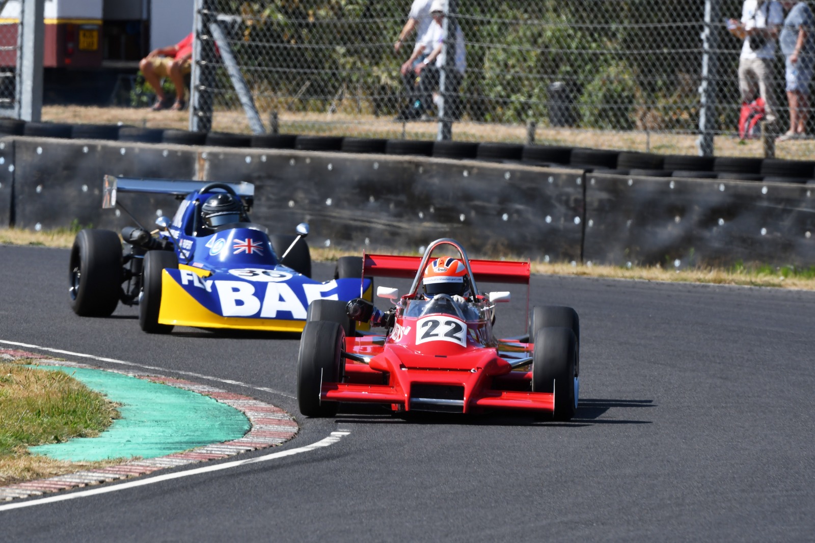 Tilley enjoyed two terrific battles with Hadfield in Classic F3 on his first outing in the March