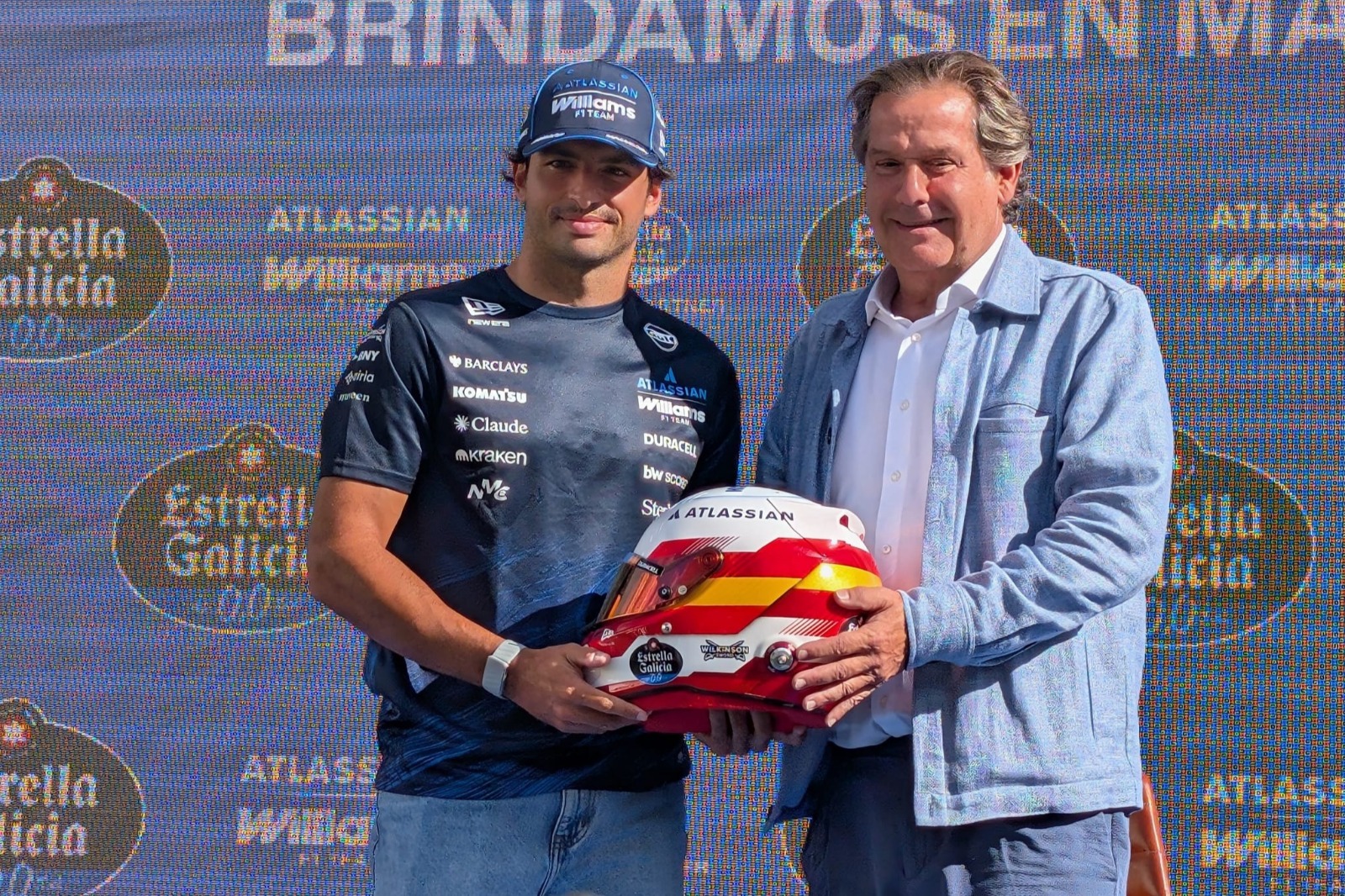 Casco especial de Carlos Sainz para el GP de España de F1 2026 en Madring