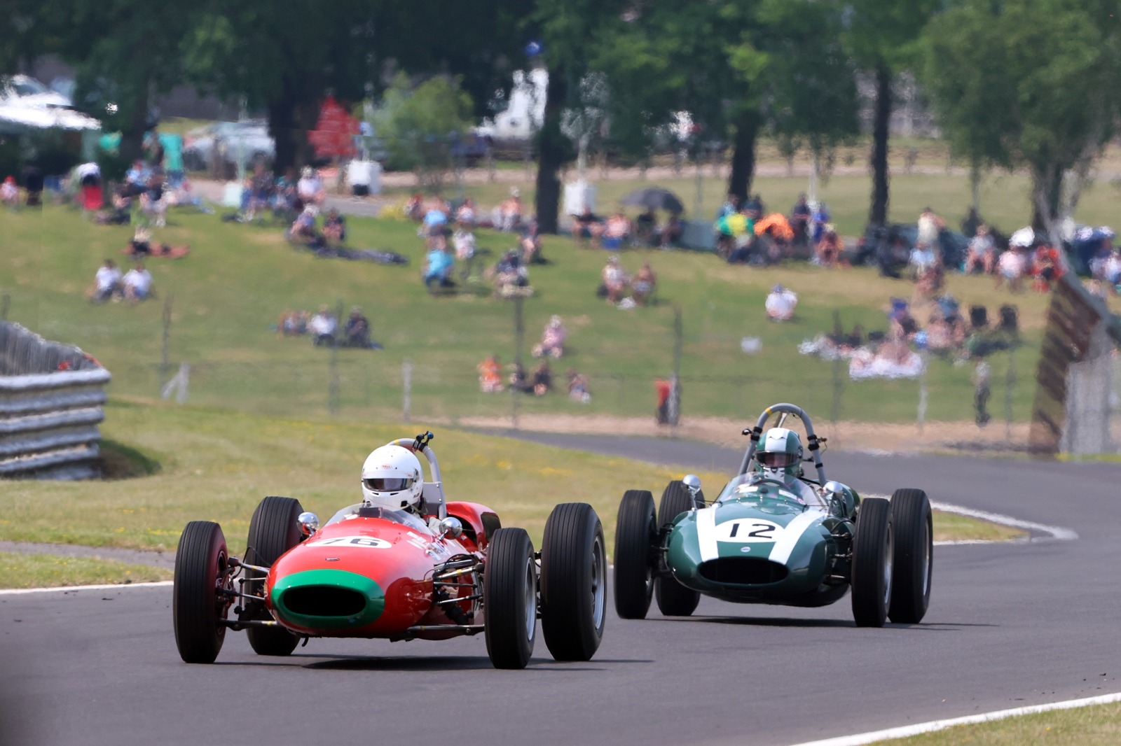 Child's Brabham had entertaining scrap with Friedrichs' Cooper 