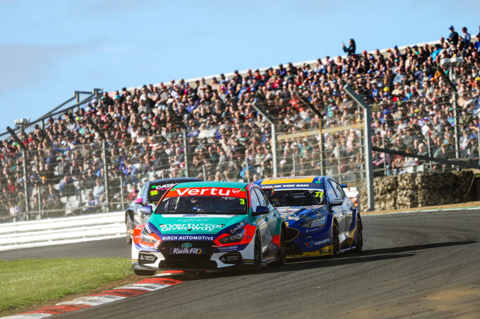 Chilton was denied a final flourish on Sunday, but still bowed out in style