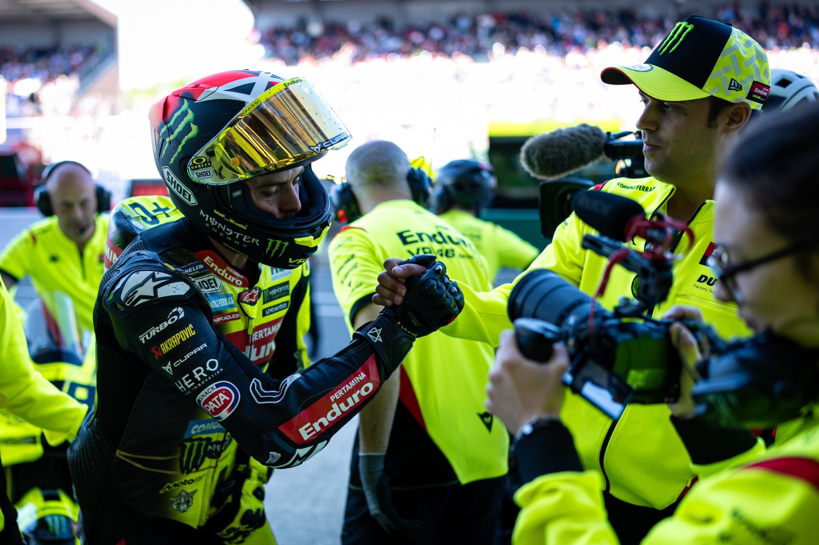 Fabio Di Giannantonio tras la clasificación de este sábado en Le Mans