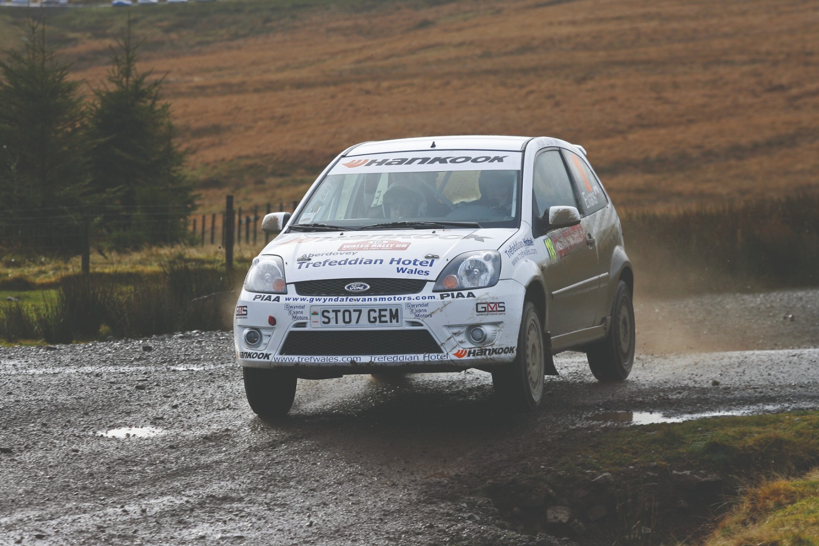 Evans was Group N3 class winner on Rally GB in 2007