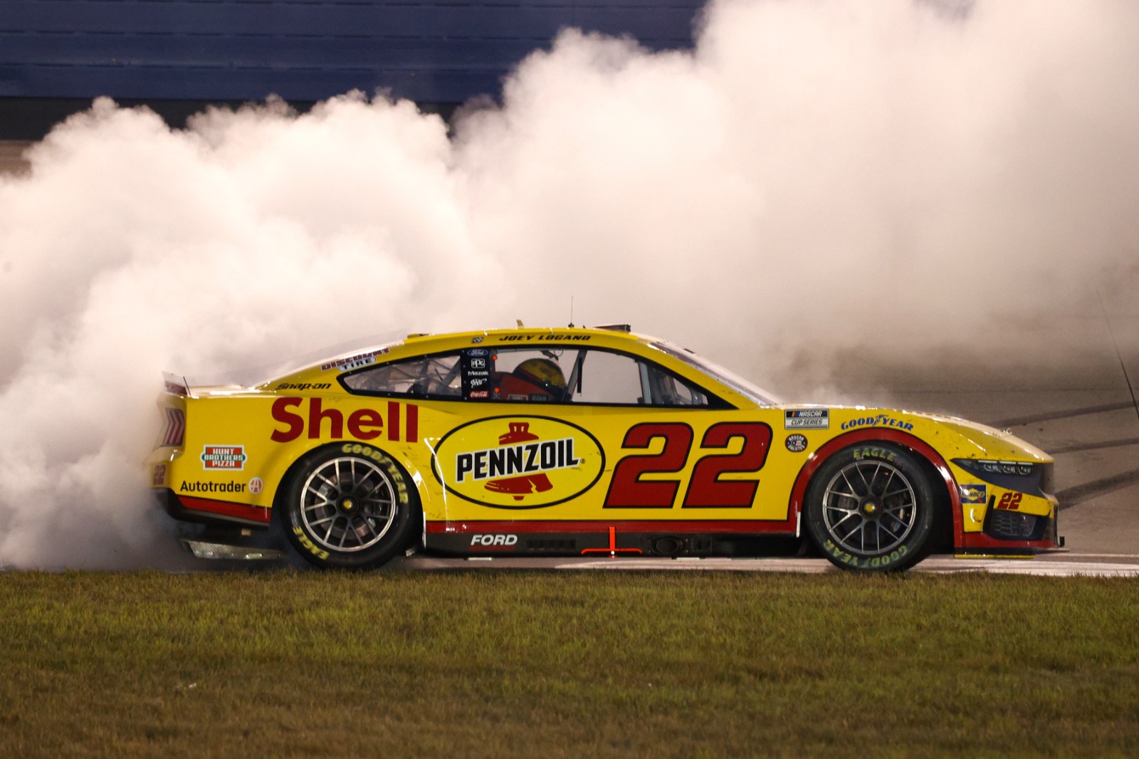 Joey Logano wins