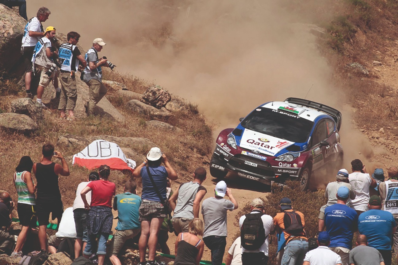 Sixth on Evans’s top-flight World Rally Championship debut in Sardinia in 2013