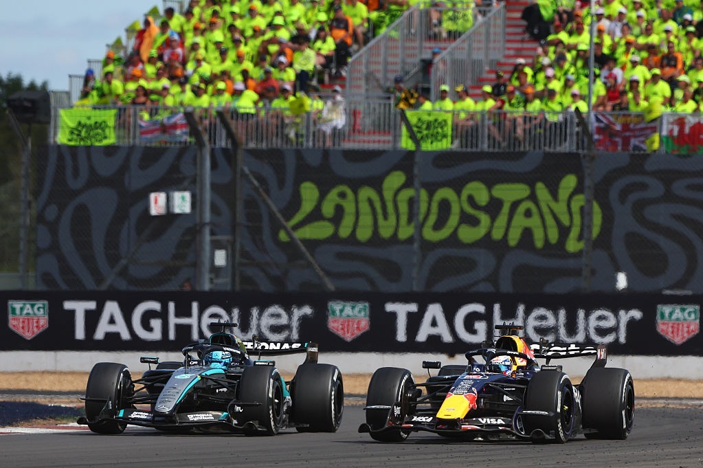 Verstappen had been battling with Mercedes' George Russell, who ultimately finished second