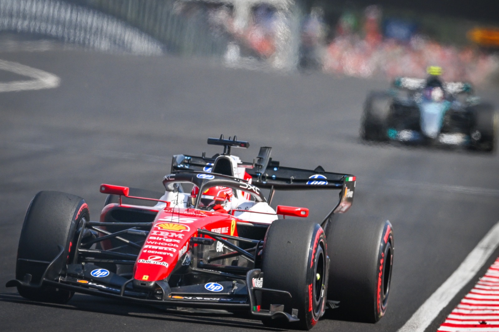 Ferrari has been one of several teams to add so-called 'hanger flaps' to its upper rear wing element