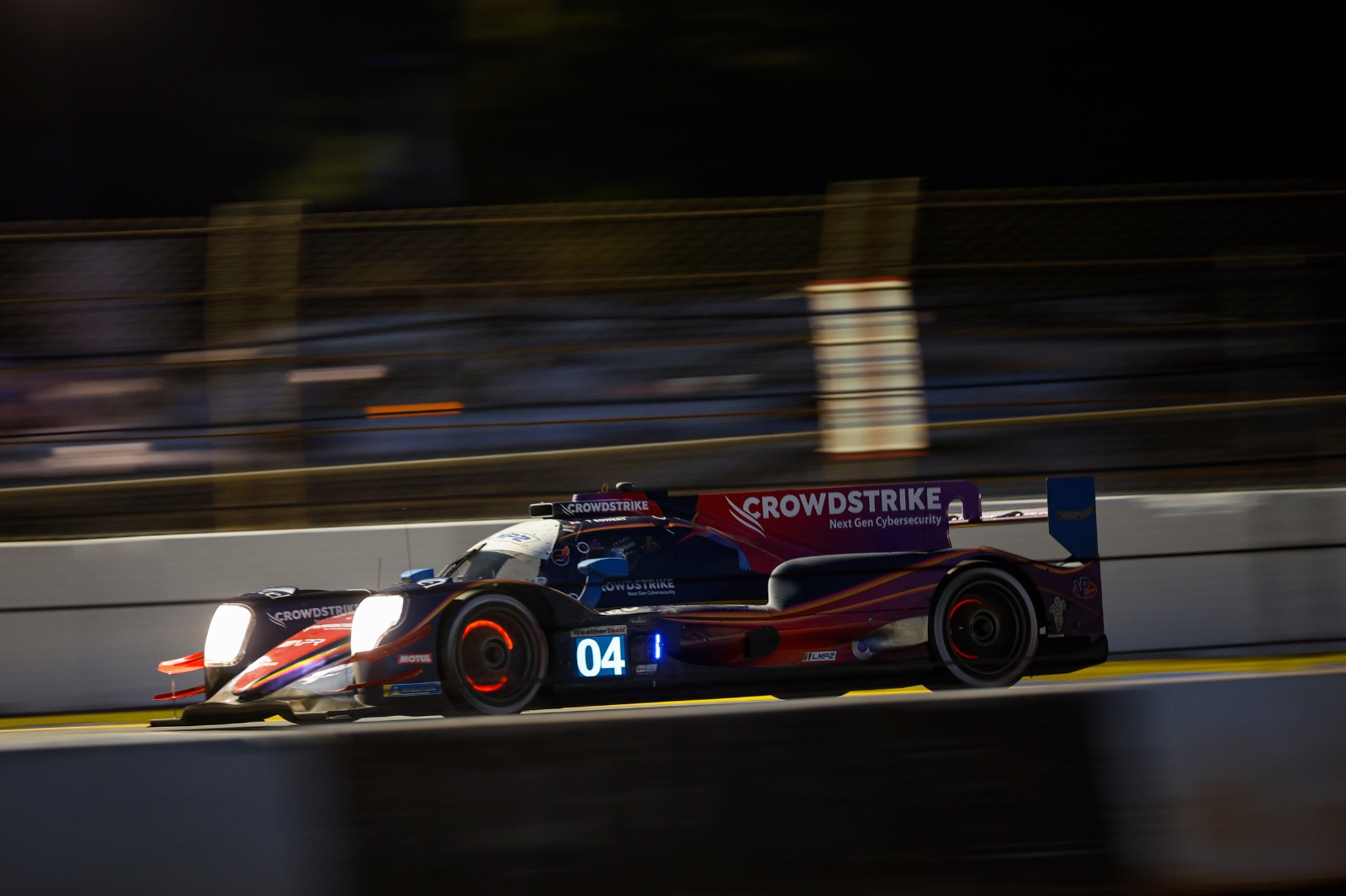 #04: Crowdstrike Racing by APR, ORECA LMP2 07, LMP2: George Kurtz, Alex Quinn, Toby Sowery during the IMSA WeatherTech SportsCar Championship Motul Petit Le Mans on October 3, 2026 at Road Atlanta in Braselton, Georgia