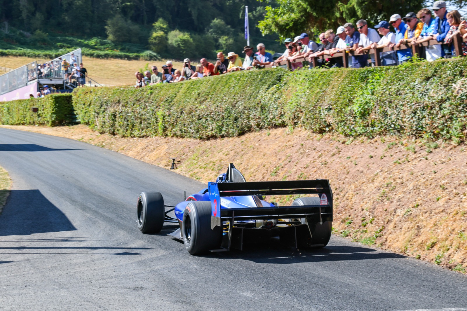 Hall was one of three drivers to break the old record on an historic day for hillclimbing