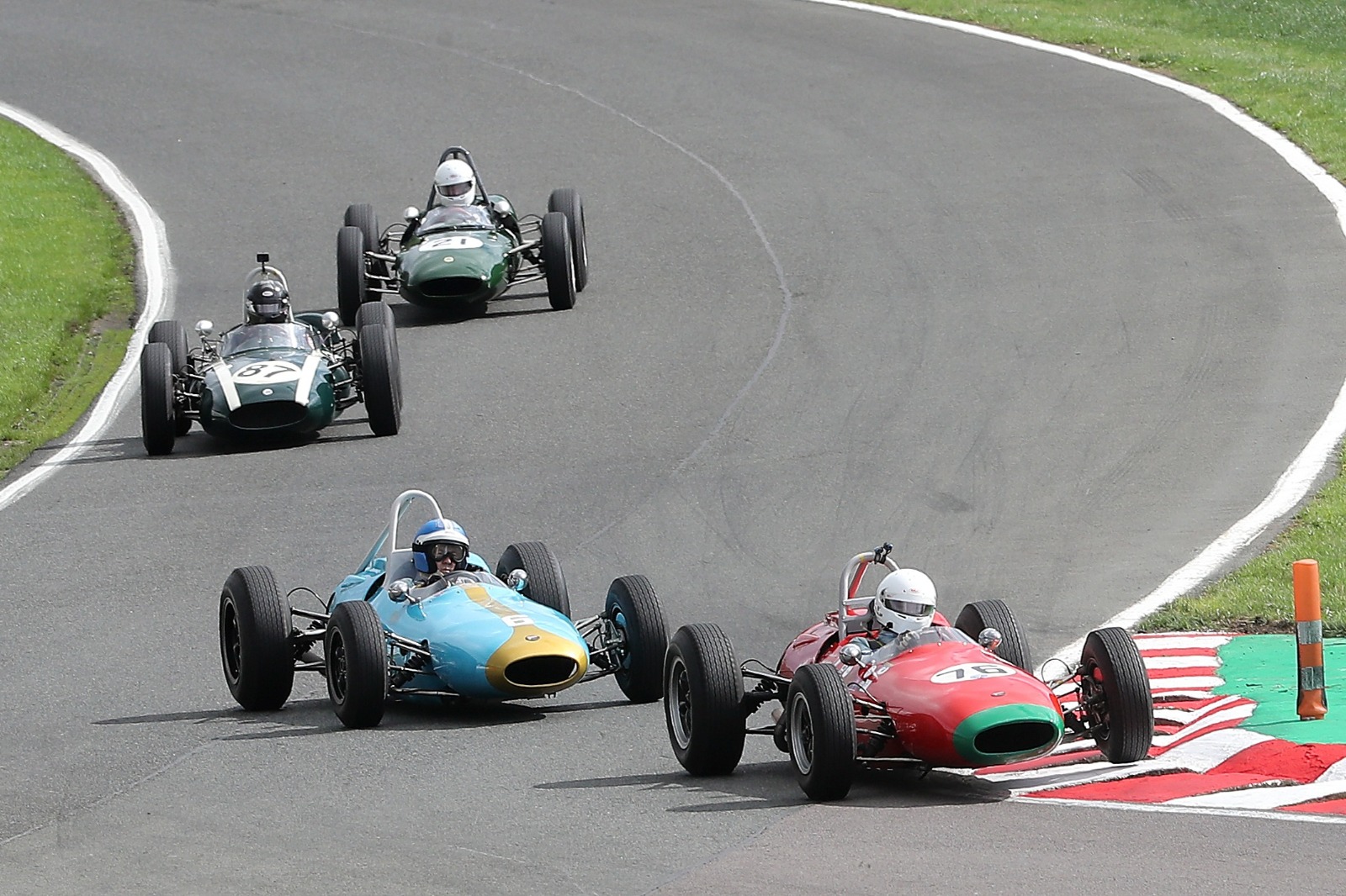 Child and Shaw spent much of the HGPCA races enjoying a close battle